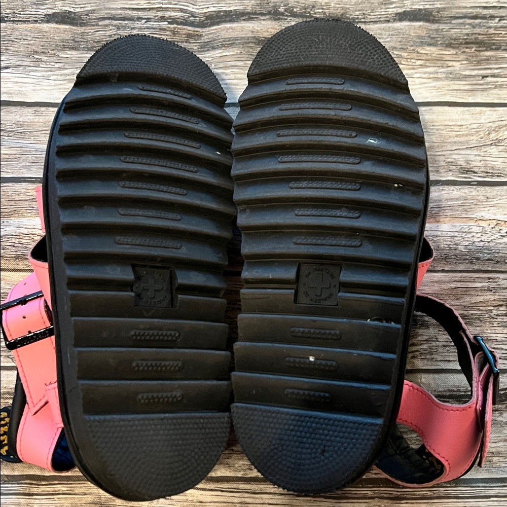 Dr Martens Blair Buckle Sandals in Pink 8 - Picture 8 of 9
